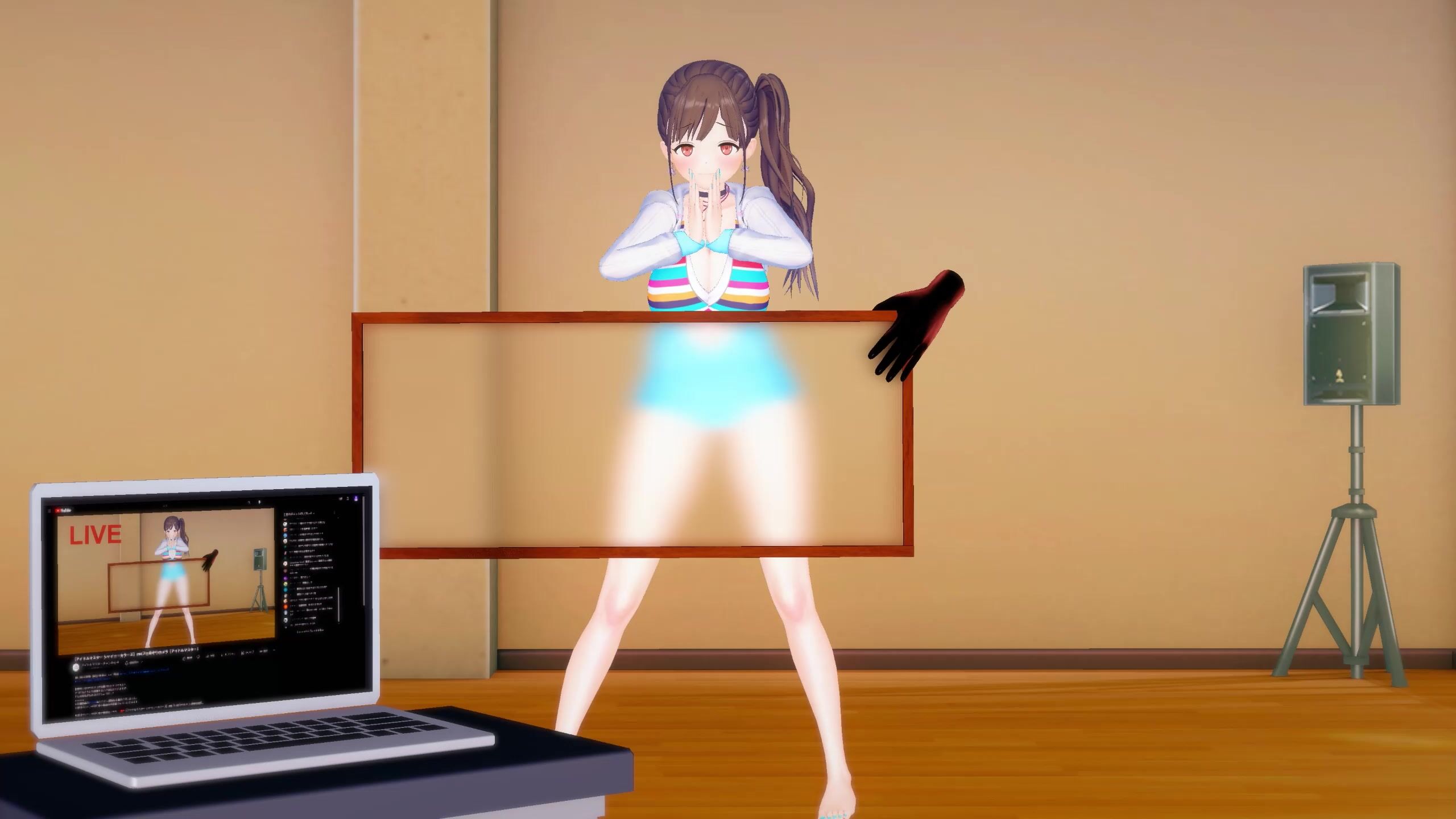 Sonoda Chiyoko Hand Bra Frosted Glass Live Sorry For Being So Cute