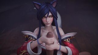 Ahri handjob