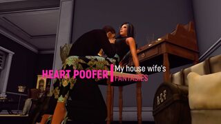 Pleasing my man at my desk...