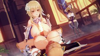 Lumine vs Jean Futanari [FLEXA]