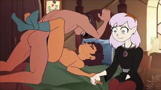 Amity has a hard time saying no to Luz. - Helmyir