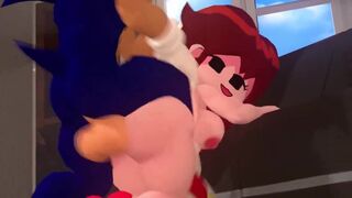 Sonic pounding Girlfriend