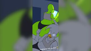 dicks are NOT meant to bend like that.