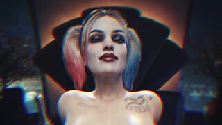 HARLEY QUINN (FUTA) AND HER BITCH CATWOMAN - PMV