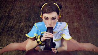 Chun-li Split Blowjob BBC [Stonedudesfm]