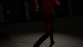 RE4 Ashley Running - Turntable - Clothed (4K)