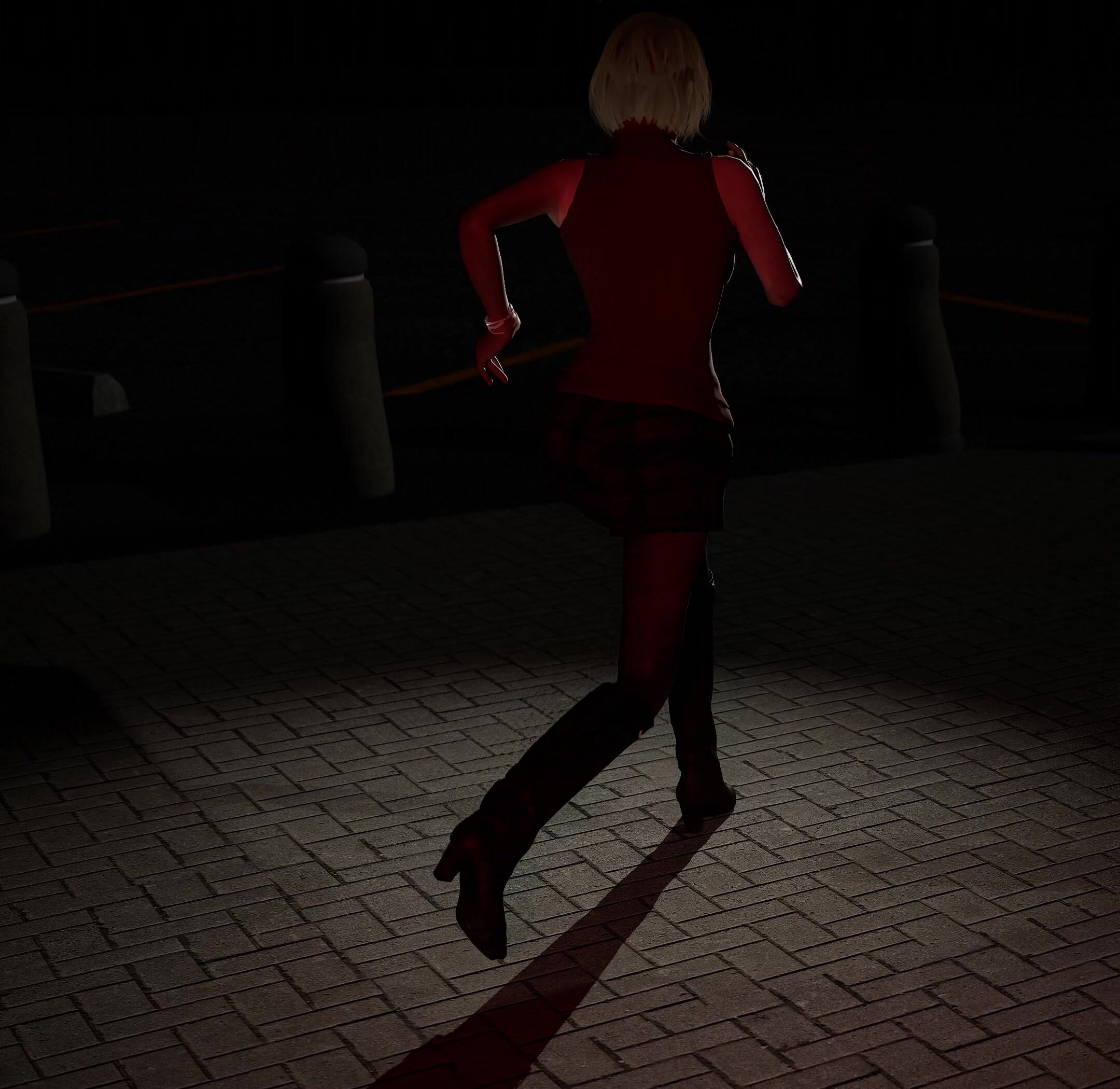 Re4 Ashley Running - Turntable - Clothed (4k)
