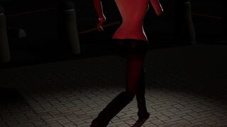 RE4 Ashley Running - Turntable - Hose & Boots (4K)