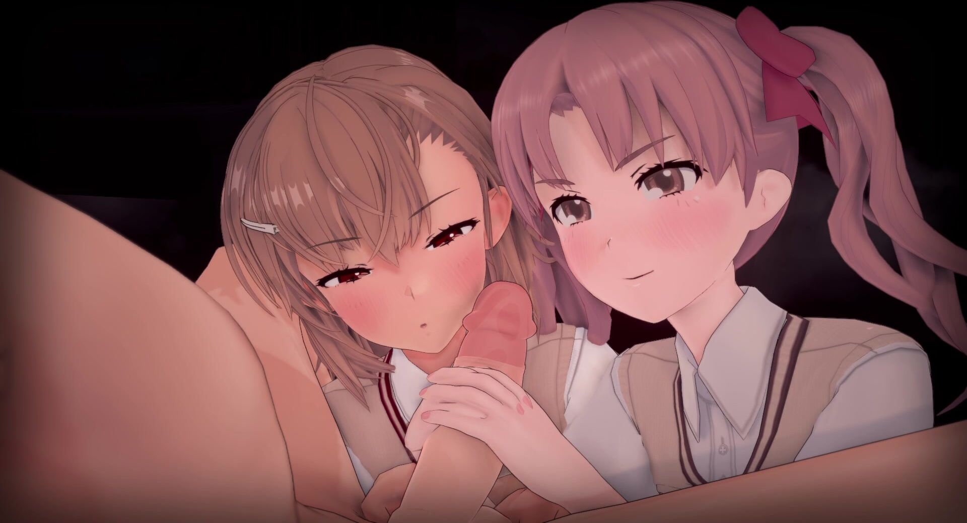 Misaka And Kuroko Handjob Lune