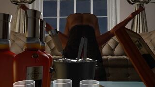 Landlord dropped by to collect the rent, hun...