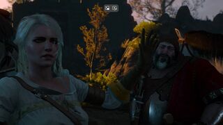 Ciri lost a wager with the baron