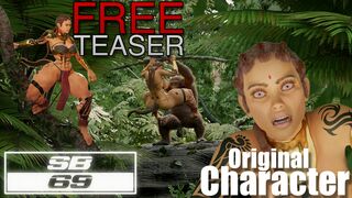 Tribal Woman Fucked by Chimp with Big Cock [TEASER]