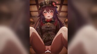 Lingering Cum Mine ~Hu Tao~ [Tosaka Chicken Farm] (Eng Sub)