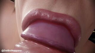 Meredith Showing what those Lips can do [Nappana]