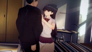 Komi-San's House alone