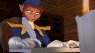 captain amelia getting throated