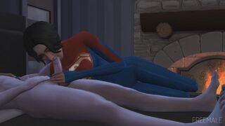 Hot Night with Supergirl (Sasha Calle) 4K