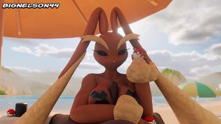 Beach day with lopunny