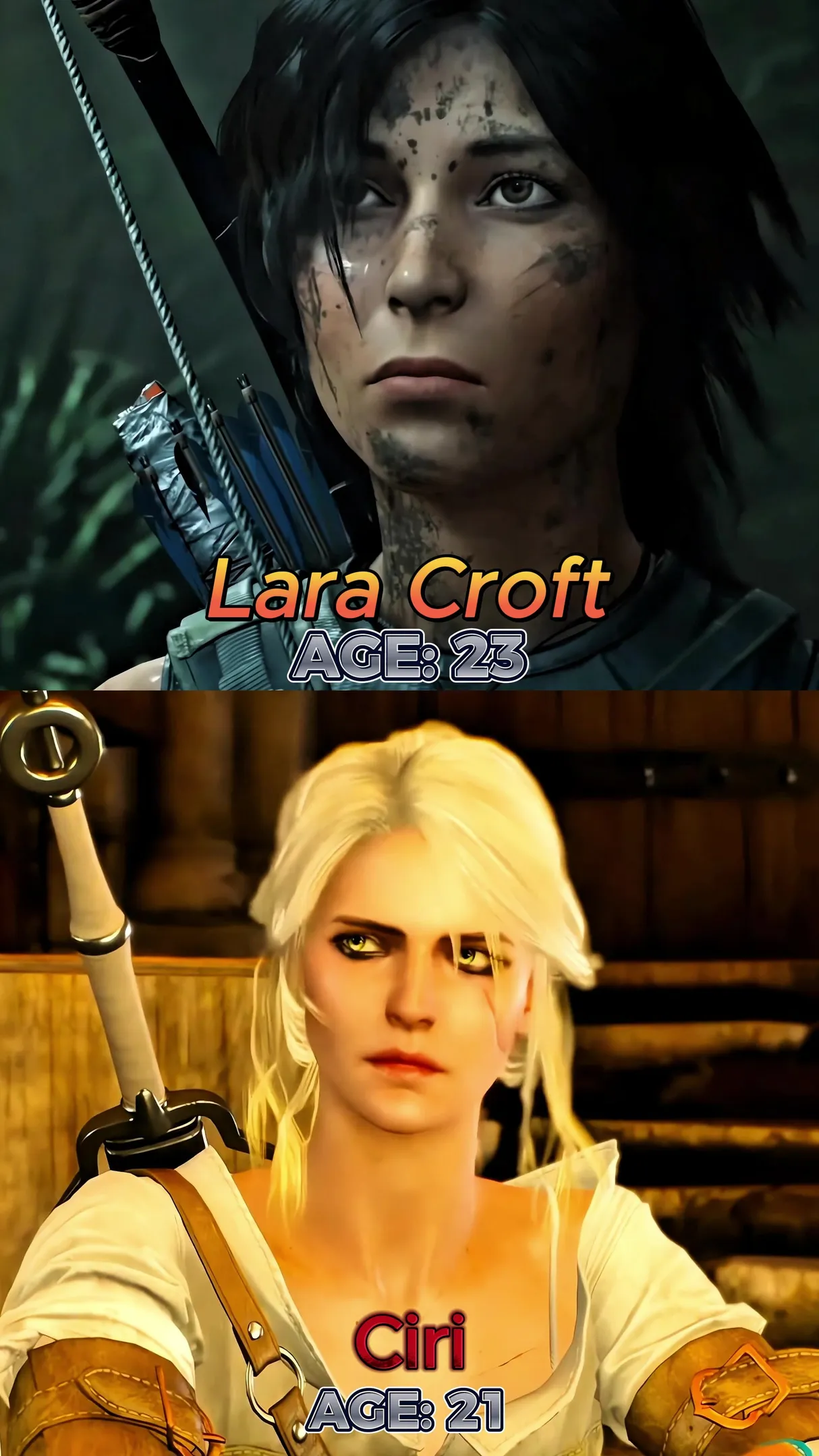 Lara Croft vs Ciri