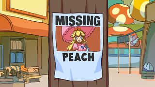 Bowser waking up peach