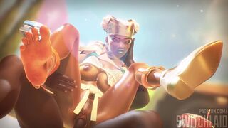 Apex Legends - Lifeline Fucked in Full Nelson