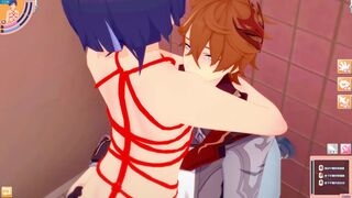 Tartaglie & Scaramouche Toilet Sex Angle 2 [Sayi]