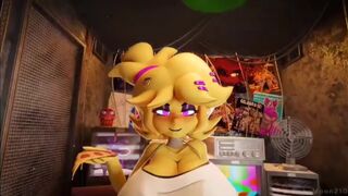 collection of all 5 fredina animatronics