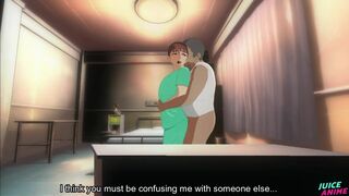 Nurse Boy And Chubby Old Man