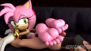Amy rose footjob full  version