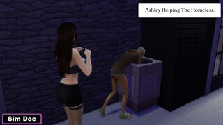 Ashley Helping The Homeless (Sim Doe)
