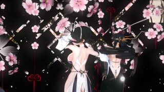 MMD~Zhenhai＆Indomitable~Traditional Chinese dancing Shan Gui