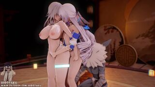 Honkai Star Rail : Bronya - Stelle 【Hilichurl Sex Attack】