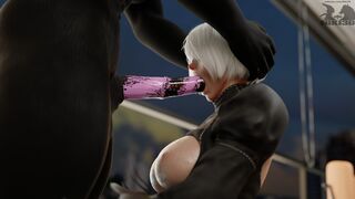 2B With Horse-Guy [Niki3D]