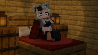 Minecraft sex with girlfriend creampie animation