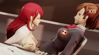 Mitsuru titfucks Kotone