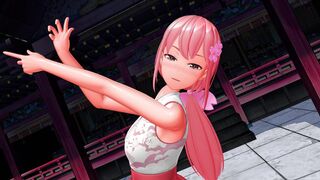 Haru Sakura with Senbonzakura R-18 [Mochi。]