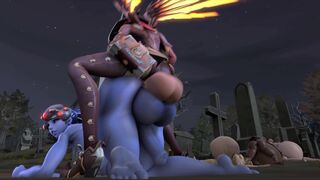 Witch Mercy X Widowmaker - HeisenBurger