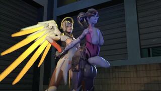 Futa Mercy X Futa Widowmaker - HeisenBurger
