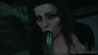 Bellatrix Lestrange proves why she's a pureblood of House "Black."[Stoneddude]