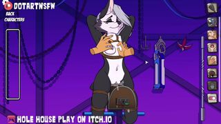 Loona Dripping Wet Pussy Rope Bondage Spanking - Hole House Game