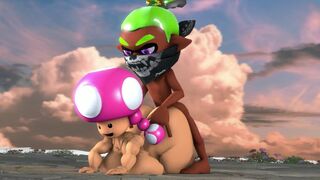 Inkling Boy fucks Toadette