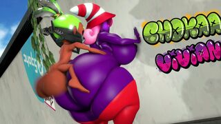 Inkling Boy fucks Vivian from behind