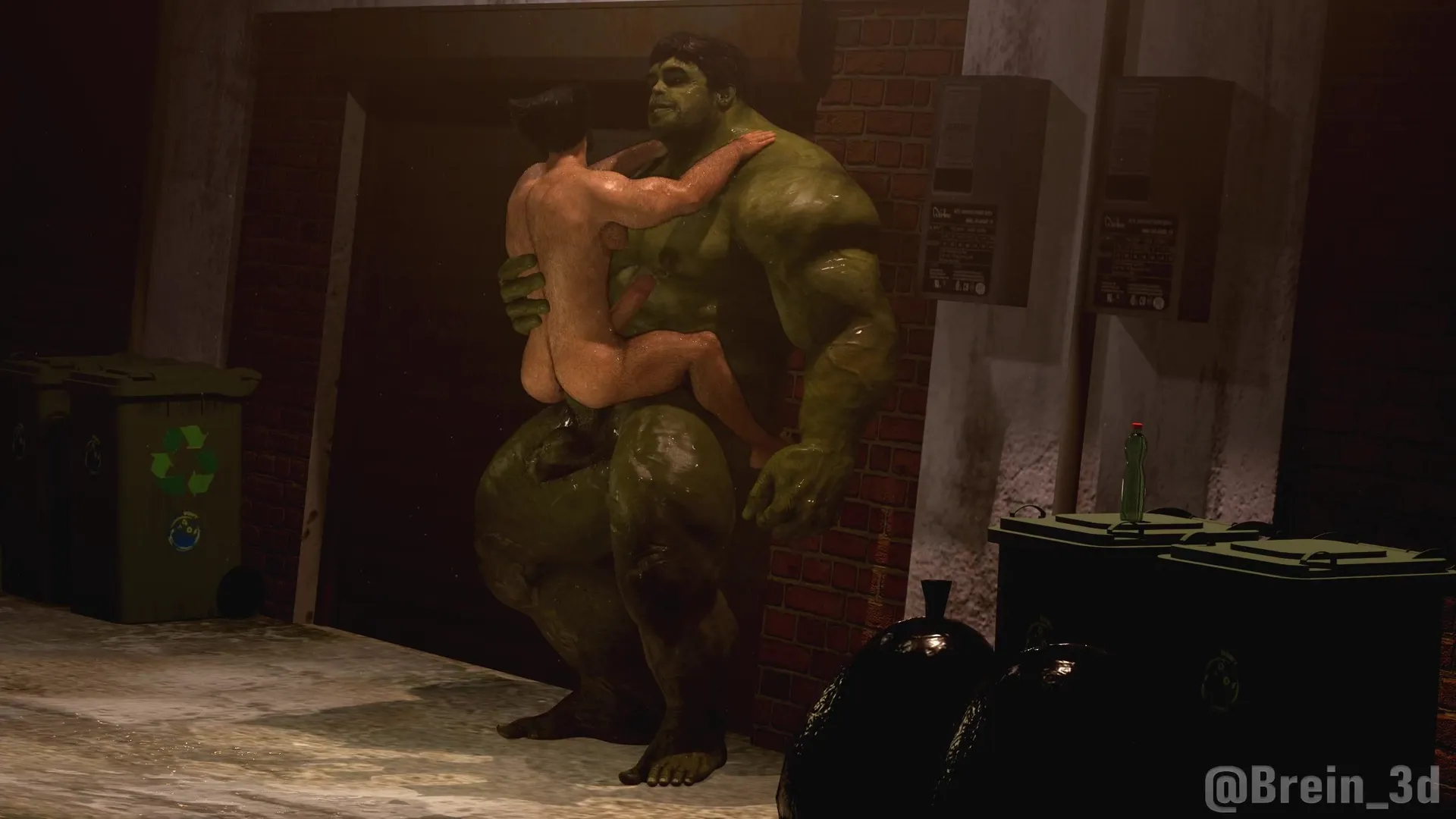 Double The Incredible Hulk Gay Porn Video