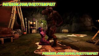 tauren and night elf handjob