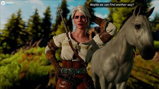 Ciri lost the race to the baron V2