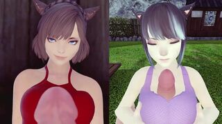 Sun cats can get easily pent-up [CatgirlPaizuri]