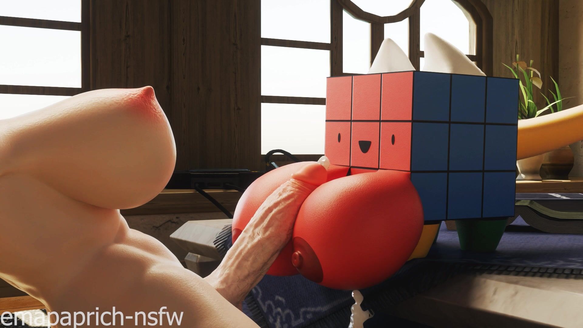 Carrot Futa Fucks A Cube With Tits