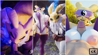 Training Your Renamon ⌜Pt 1-3⌟[Aznyan07]