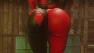 [Kishi3D] Harley clapping ass (sound)