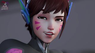 D.va footjob (SUB ESPAÑOL)